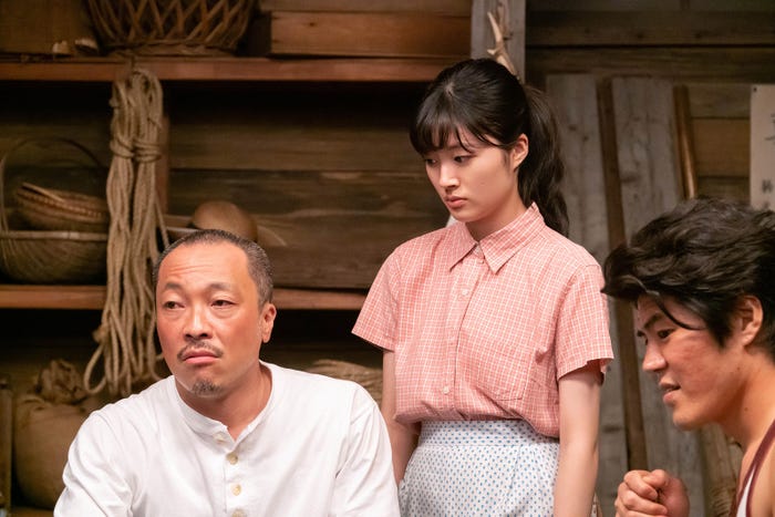 音尾琢真、川床明日香(C)NHK