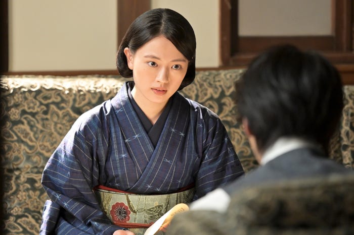上坂樹里「風、薫る」第121話(C)NHK