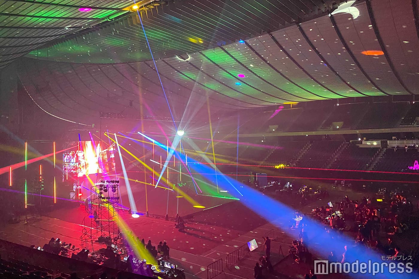 無観客開催現場の様子 (C)モデルプレス