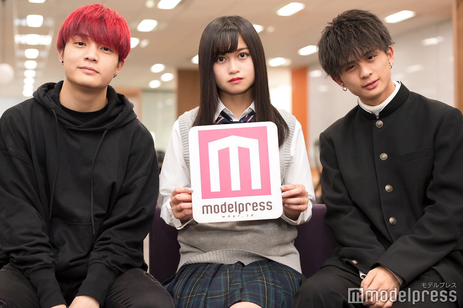 インタビューに応じた成瀬、西山乃利子、北出大治郎（C）モデルプレス