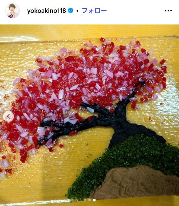 秋野暢子Instagramより