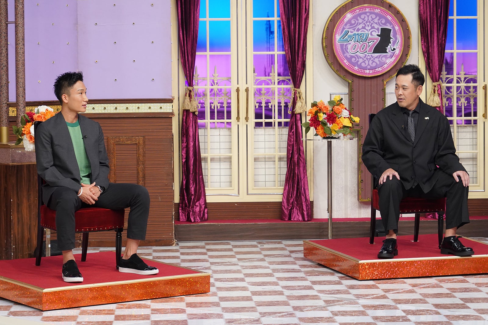 桃田賢斗選手、有田哲平 （C）日本テレビ