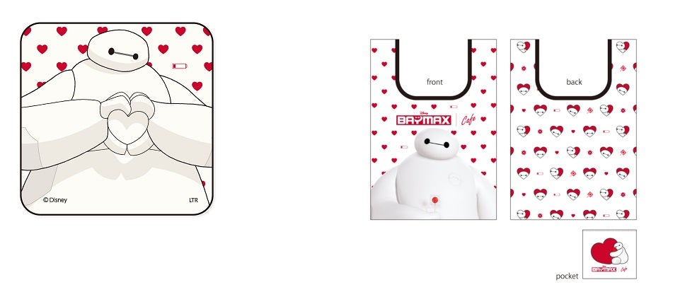 ミニタオル税込1,430円、ミニエコバッグ税込2,860円（C）Disney