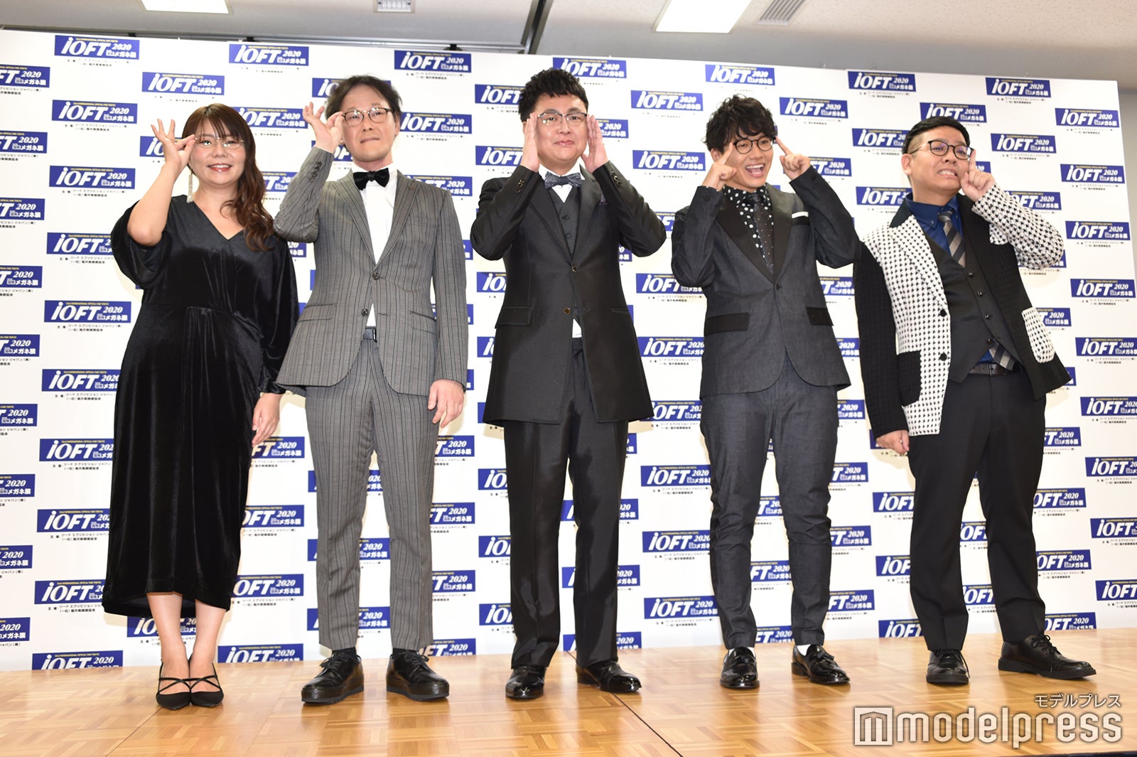 （左から）山崎ケイ、稲田直樹、橋本直、ミキ・亜生、昴生 （C）モデルプレス
