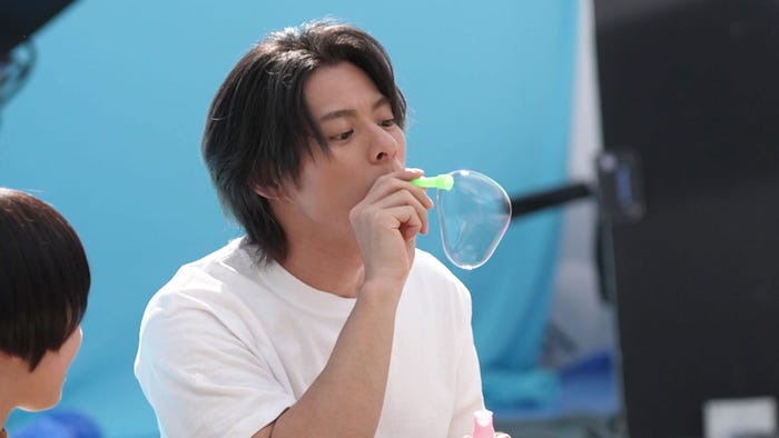 森優理斗、平野紫耀/メイキングカット(提供写真)