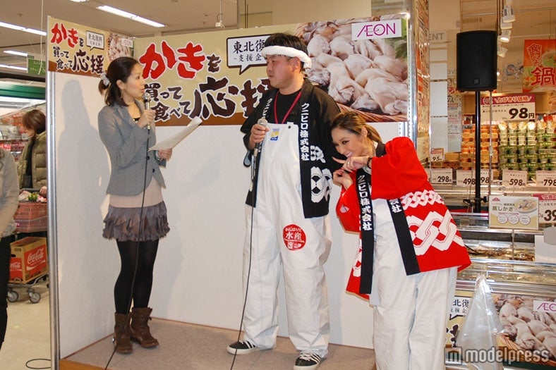 「三陸水産復興応援！『がんばろう東北』全国カキキャンペーン」を行ったLie