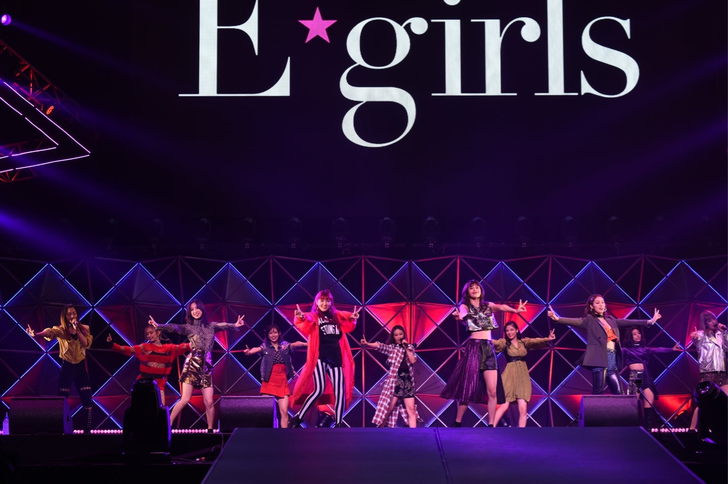 E-girls（C）テレビ朝日 ドリームフェスティバル 2017／写真：岸田哲平