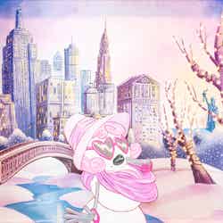 冬のニューヨークをイメージしたスクリーン（奥には自由の女神の姿も）※画像はイメージ（C）Disney