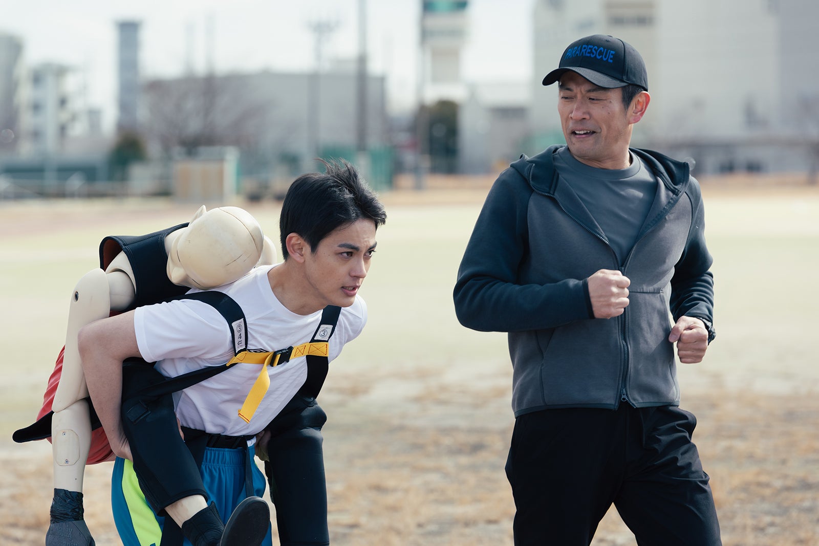 神尾楓珠、内野聖陽「PJ ～航空救難団～」第1話（C）テレビ朝日