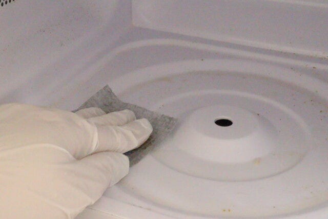 ダイソー ちょこっとお掃除シート ダイソーのちょこっとお掃除シートでレンジを掃除する