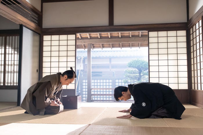 「青天を衝け」より/草なぎ剛、吉沢亮(C)NHK