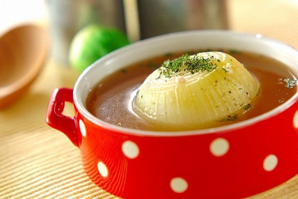 血液サラサラ！丸ごと玉ネギのスープ