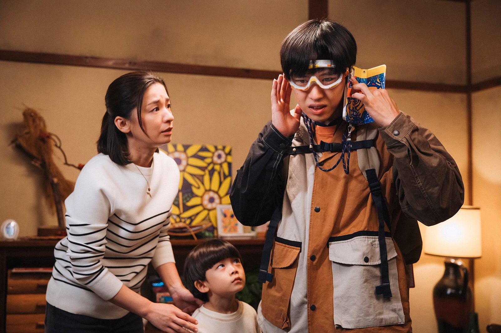 尾野真千子、佐藤大空、坂東龍汰「ライオンの隠れ家」最終話（C）TBS