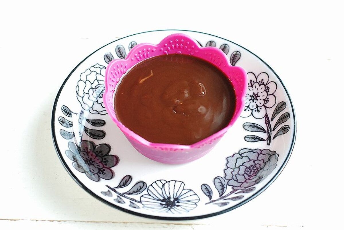 チョコだまりを作る