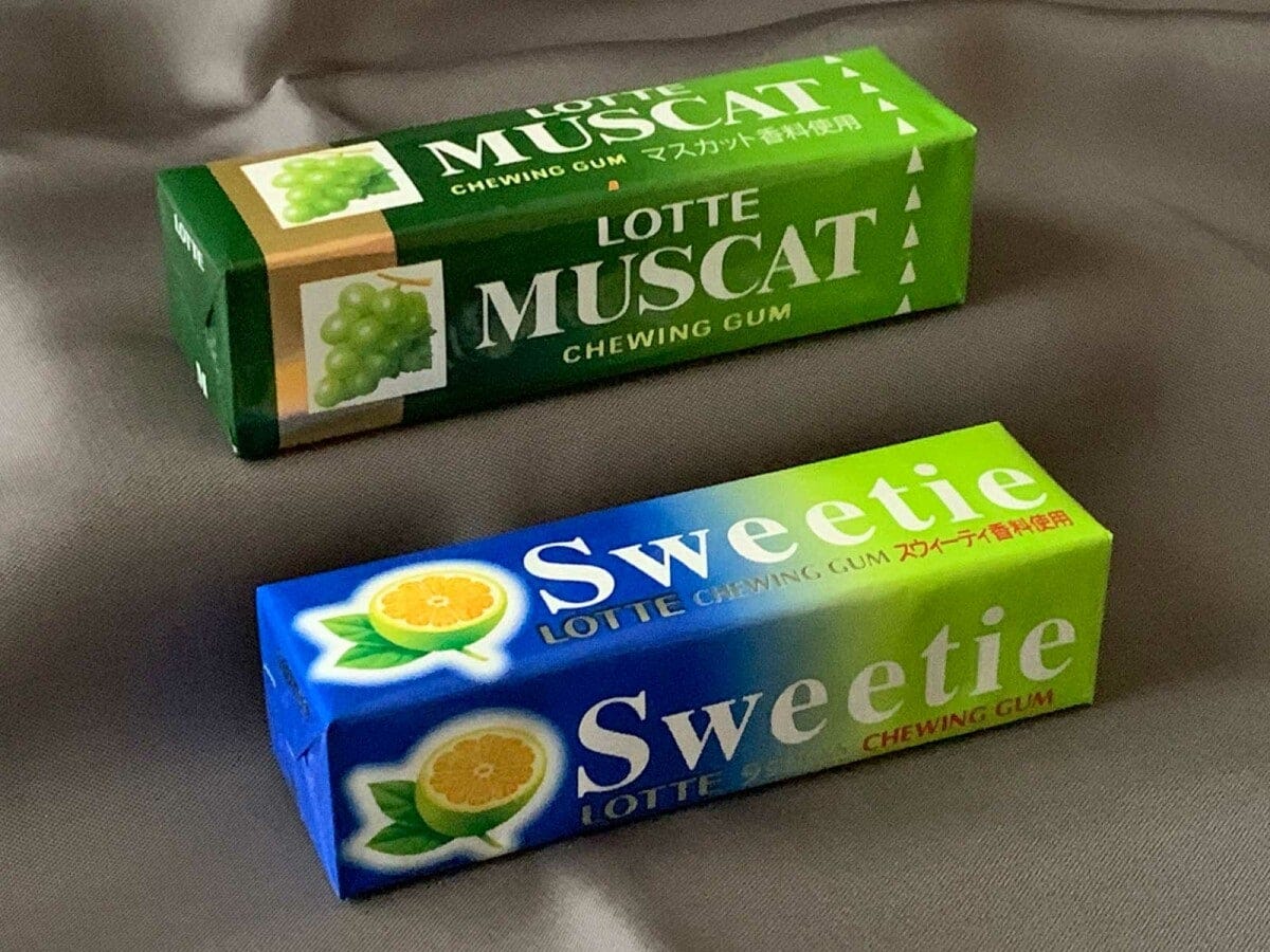 ロッテマスカットガムとスウィーティガム