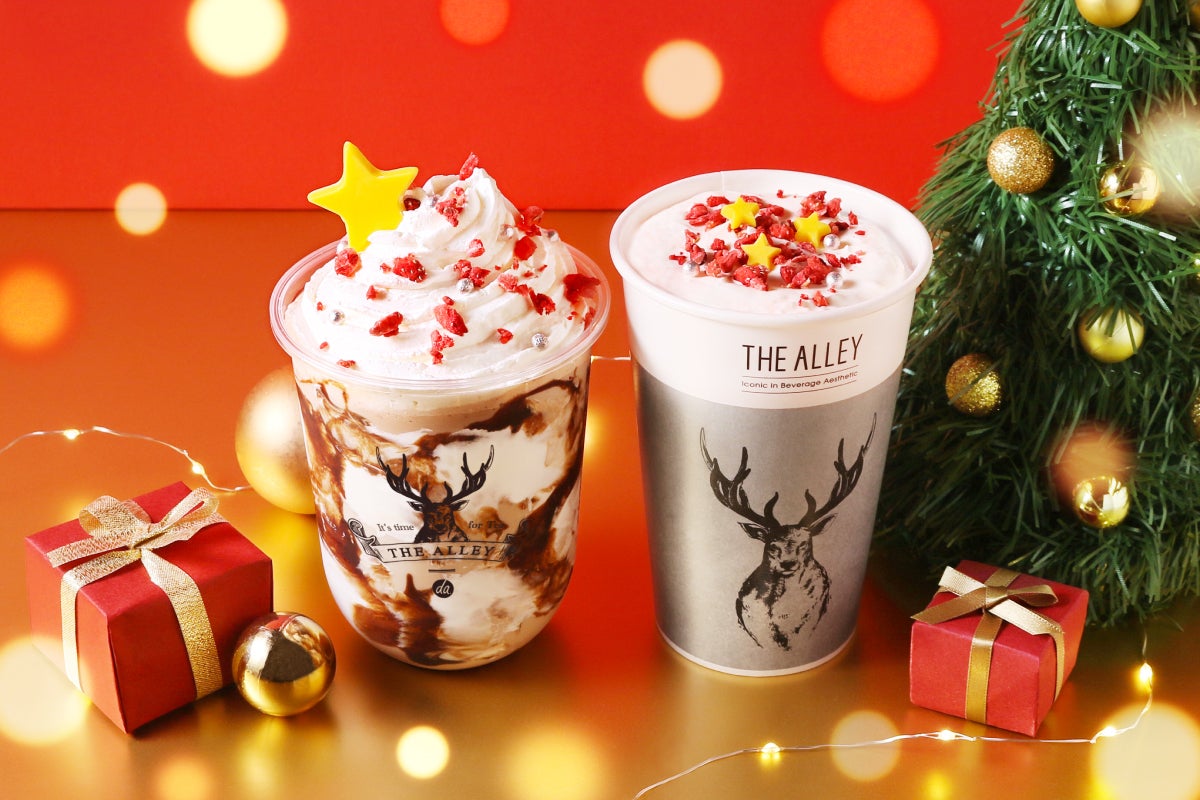 ジ アレイ新作「ティーショコラハピネススムージー」「ティーショコラハピネス」ココアの香りとティーのコク深さ引き立つ