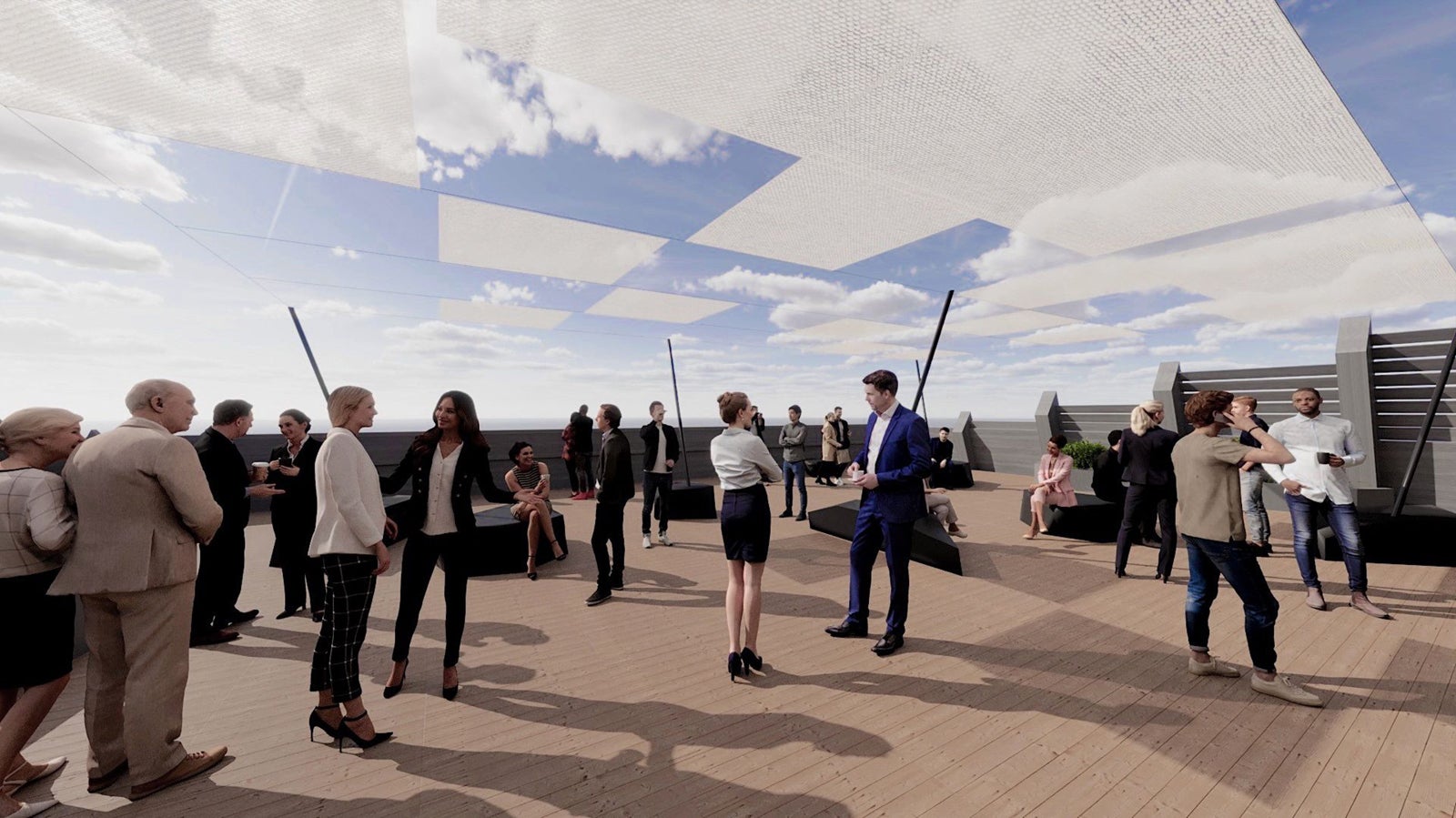 ルーフトップテラス（イメージ画像）（C）The Nordic Pavilion