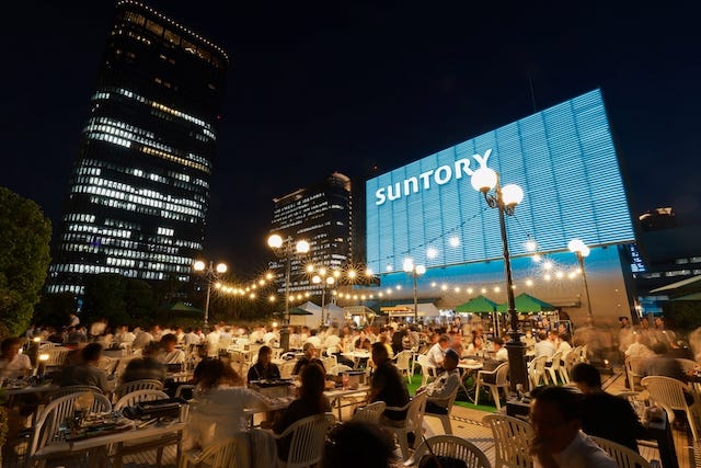 【大阪・中之島】オフィス街のど真ん中に、今年も「サントリービル屋上ビアガーデン」がオープン！