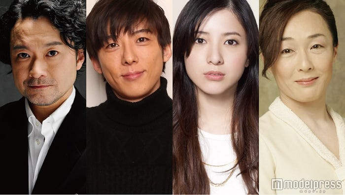 (左から)白井晃、高橋一生、吉高由里子、キムラ緑子