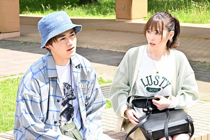 鈴鹿央士、福原遥「18/40~ふたりなら夢も恋も~」第2話より(C)TBS