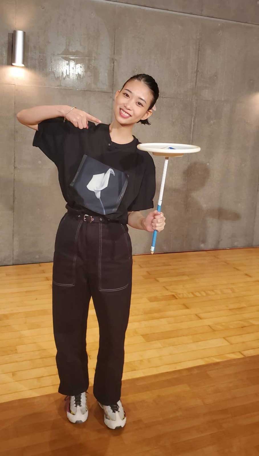 森川葵「皿回し」（2020年9月23日放送） （提供写真）