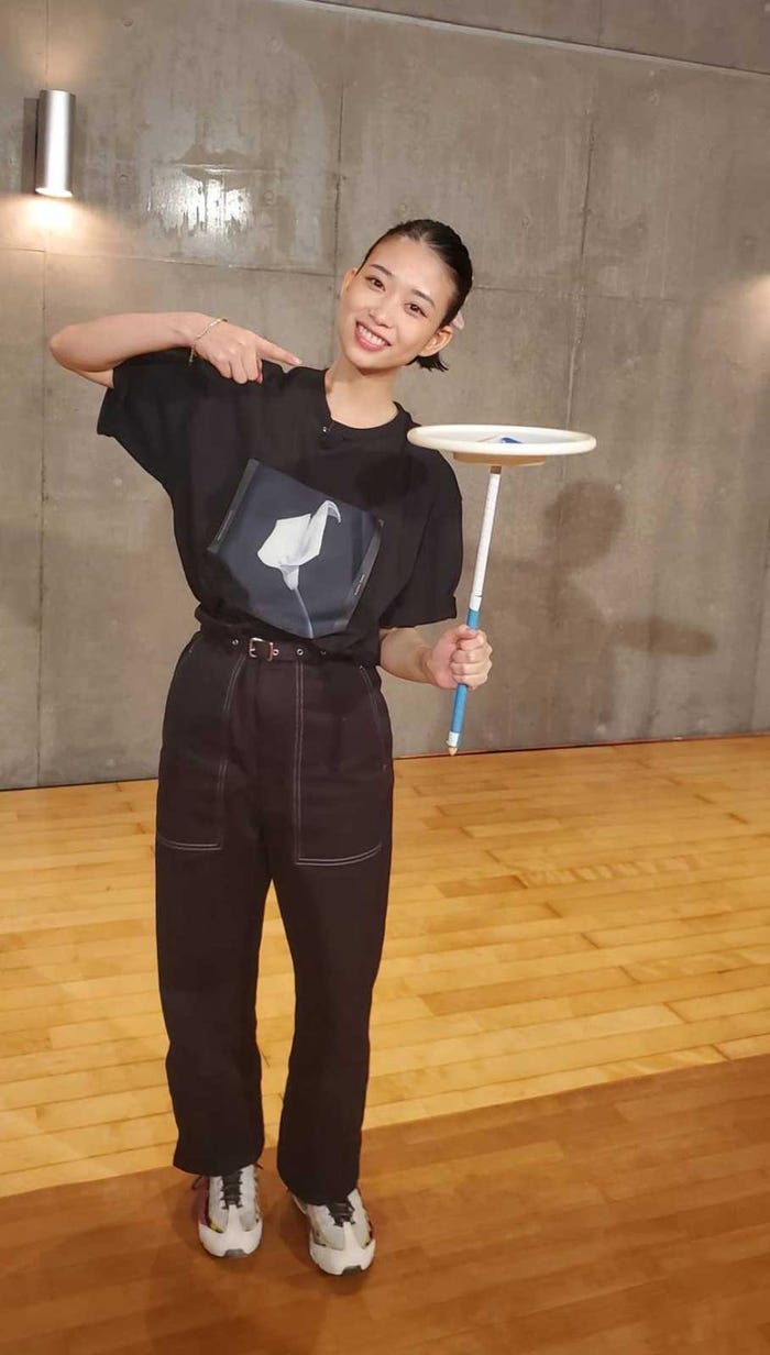 森川葵「皿回し」(2020年9月23日放送) (提供写真)