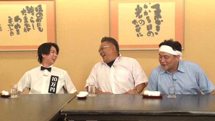 北山宏光、伊達みきお、富澤たけし(C)テレビ朝日