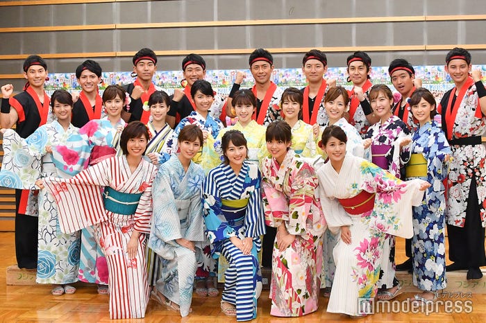 「四代目オマツリ男アナ」&「お台場ワンガン娘」 (C)モデルプレス
