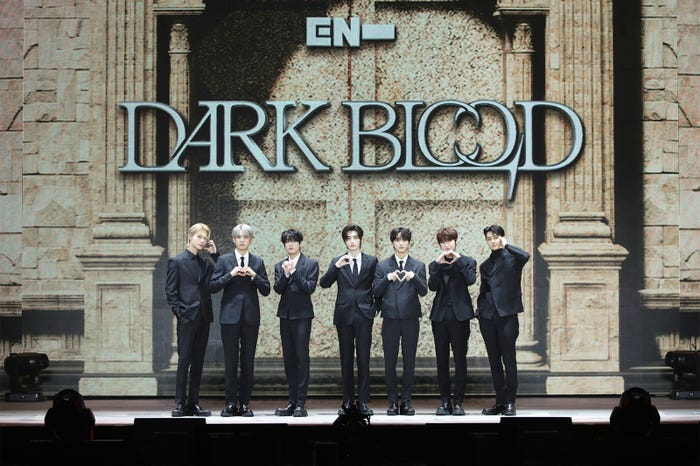 ENHYPEN 4th Mini Album『DARK BLOOD』メディアショーケース(P)&(C)BELIFT LAB Inc.