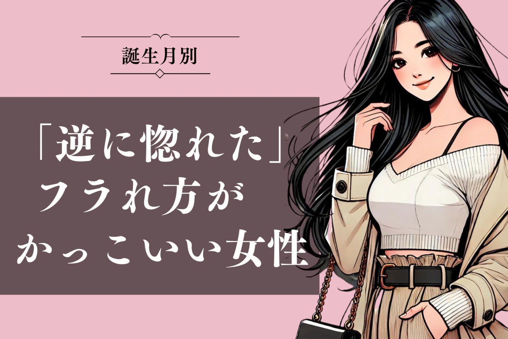 【誕生月別】「逆に惚れた」フラれ方がかっこいい女性ランキング＜第１位～第３位＞