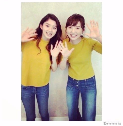 おのののか＆朝比奈彩、“奇跡の丸被り”で「コンビ名募集中」