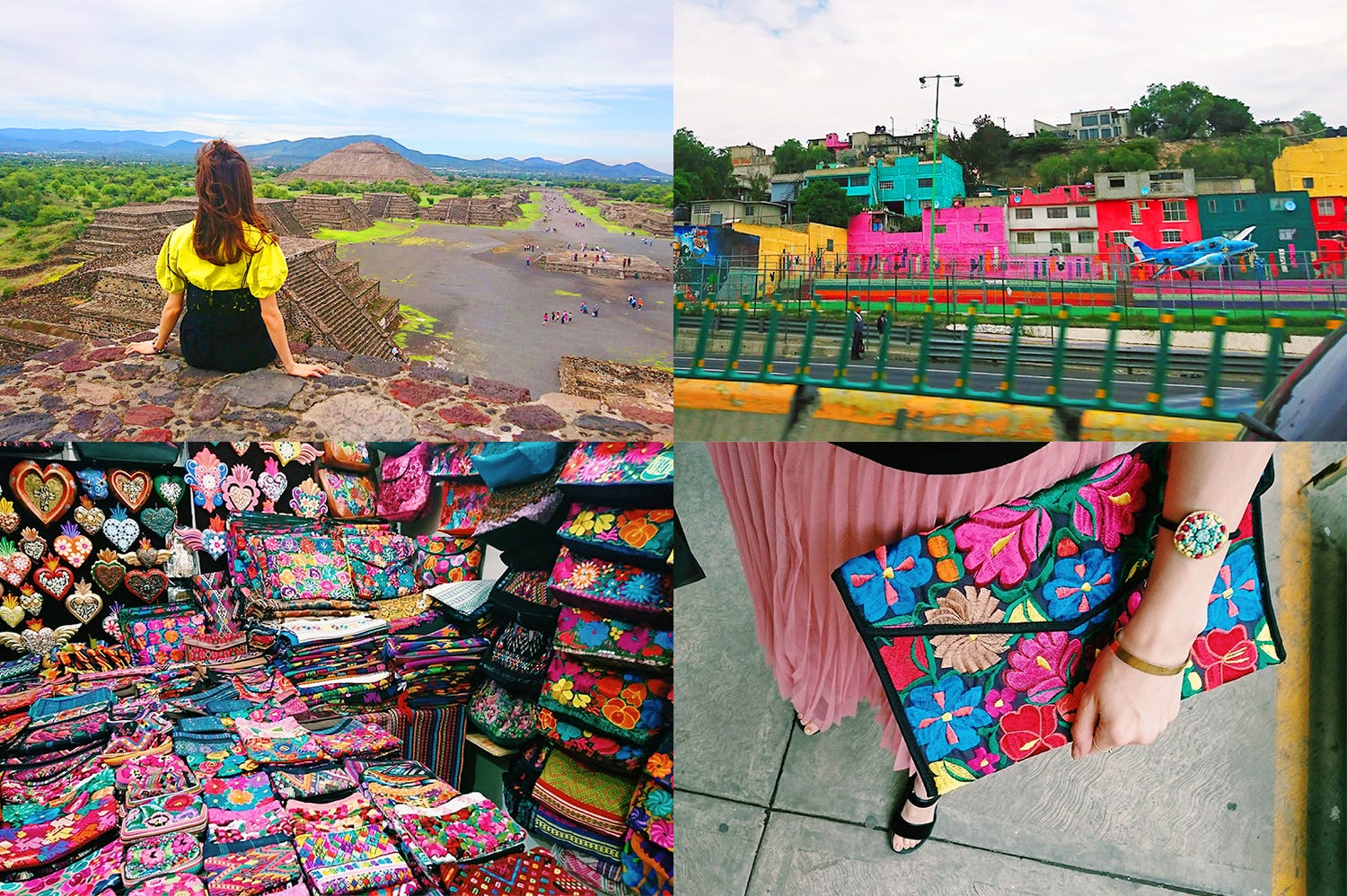 神秘の古代遺跡で感動&カラフル市場でショッピング♡【世界遺産女子旅テオティワカン&メキシコシティ編】