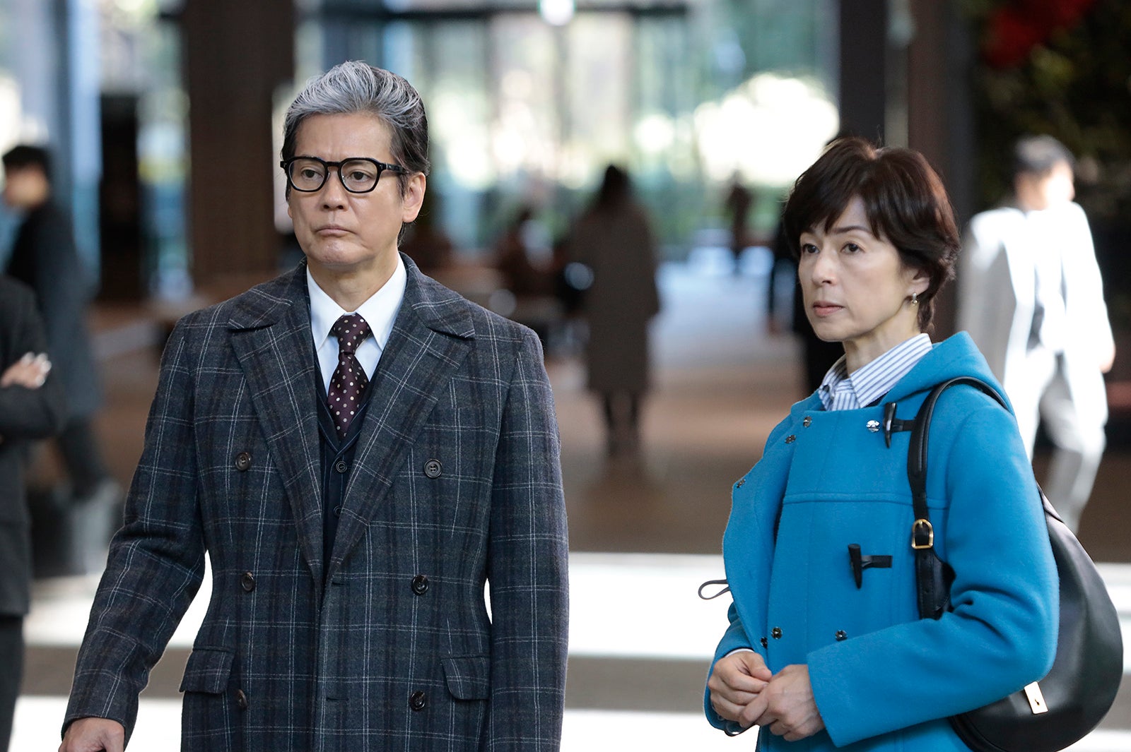 唐沢寿明、鈴木保奈美「プライベートバンカー」第3話（C）テレビ朝日