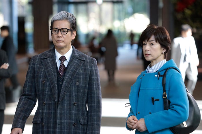 唐沢寿明、鈴木保奈美「プライベートバンカー」第3話(C)テレビ朝日