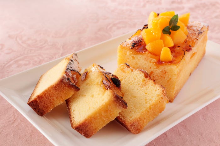 桃のアップサイドダウンケーキ(イメージ)