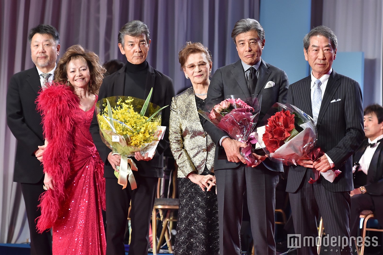 原田眞人監督、木の実ナナ、柴田恭兵、石原まき子氏、舘ひろし、村川透監督 （C）モデルプレス