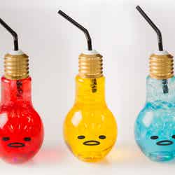 ピカピカまぶし~ぐでんきゅうソ~ダ(ブル~ハワイ・マンゴ~・いちご)各850円(税抜)(C)1996, 2013,2018 SANRIO CO., LTD. APPROVAL NO.S584328