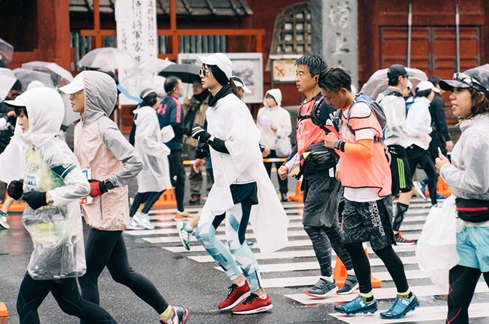 東京マラソン2019の様子（提供写真）