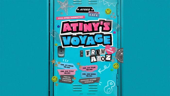 「ATEEZ 2024 FANMEETING <ATINY'S VOYAGE : FROM A TO Z> IN JAPAN 配信」(提供写真)