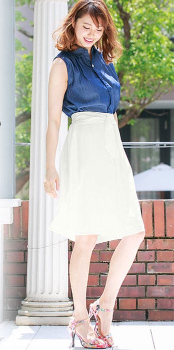 後ろゴム☆ウエストリボンガウチョパンツ「神戸レタス」1790円(税込)