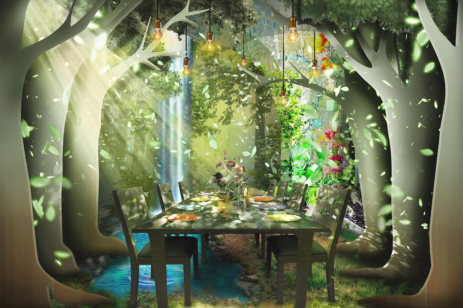 不思議な森で未知の食体験を 食×アートの体験型レストランが岐阜に誕生