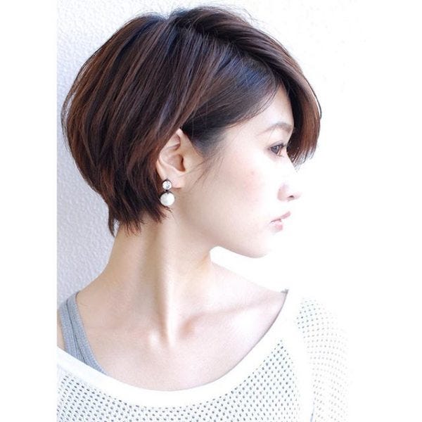 画像1 25 40代のお洒落な 前下がりボブ 大人女性におすすめの髪型を大公開 モデルプレス