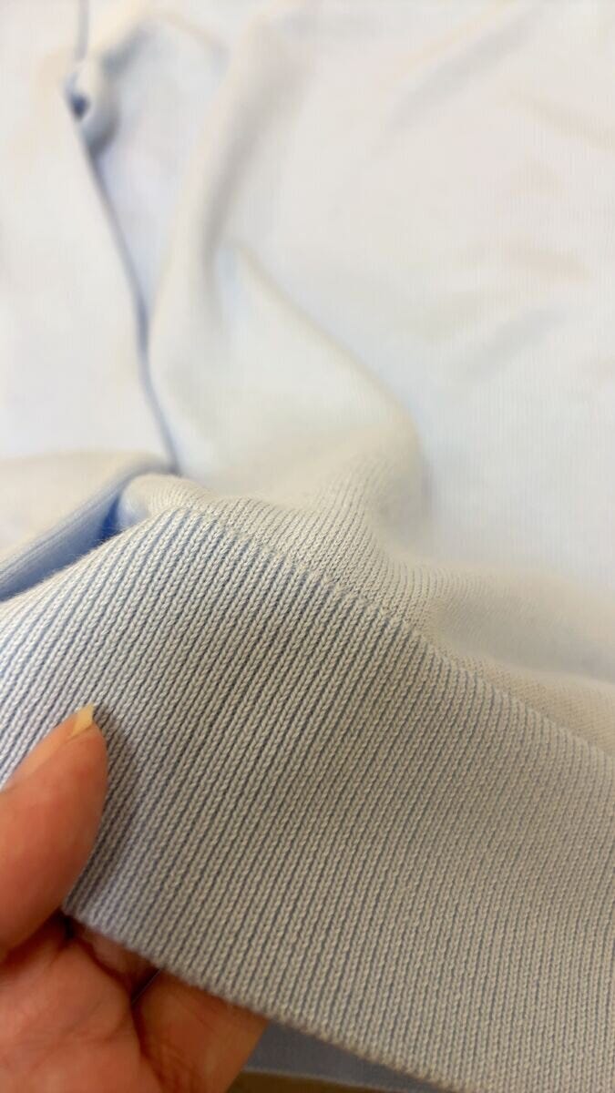 ユニクロUVカットクルーネックカーディガン　生地感