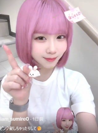 表すみれTikTokより