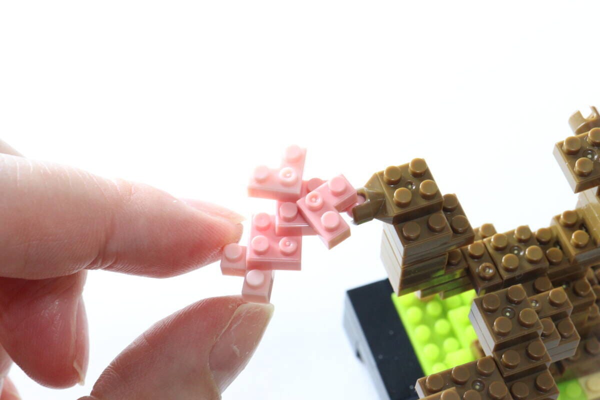 プチブロックDX（しだれ桜）　ポールジョイント