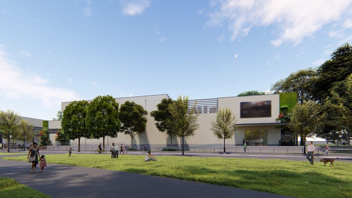 TTホール・SSホール外観/右:SSホールエントランス(画像提供:クールジャパンパーク準備株式会社 PR事務局)