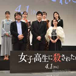 （前列左から）城定秀夫監督、田中圭、大島優子（後列左から）莉子、南沙良、河合優実、茅島みずき（C）モデルプレス