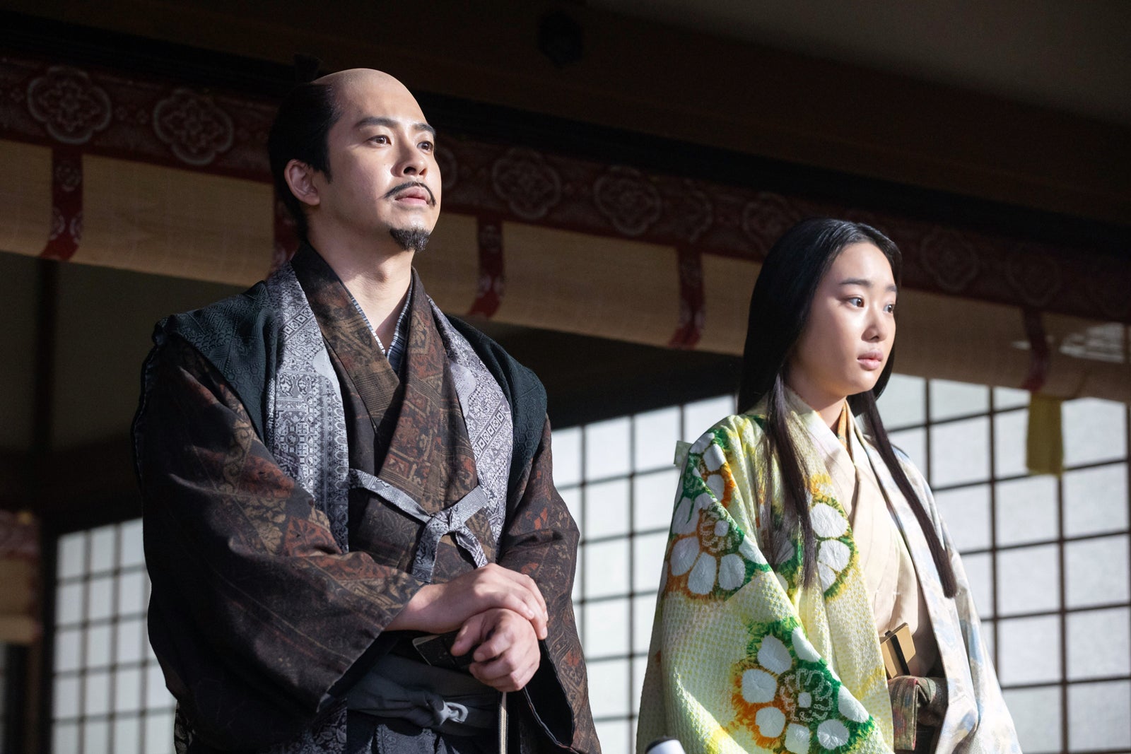 仲野太賀、倉沢杏菜「豊臣兄弟！」第40話（C）NHK
