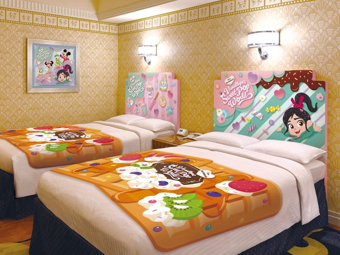 「ディズニー・パルパルーザ“ヴァネロペのスウィーツ・ポップ・ワールド”」スペシャルルーム(C)Disney