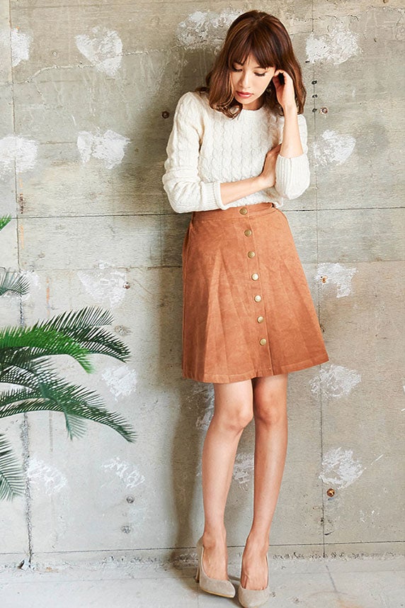 ケーブル編みシンプルニット「Re:EDIT by GALSTAR」2,798円（税込）／画像提供：Re:EDIT by GALSTAR